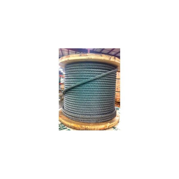 Southern Wire Southern Wire 250' 1/2" Dia. 6x19 Improved Plow Steel Galvanized Wire Rope 002700-00060 - main